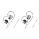 thumbnail image 4 of Seitruly Auriculares con cable de 3,5 mm Auriculares deportivos con cancelación de ruido HiFi Auriculares portátiles para llamadas para Cian con micrófono 2piezas, 4 of 6