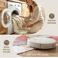 thumbnail image 5 of ODIKA 4'x6' Modern Blush Pink Washable Area Rug for Bedroom, Reading Nook, Pet Friendly & Kids Safe Play, Non-Shedding, 5 of 7