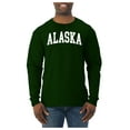 thumbnail image 2 of Wild Bobby State of Alaska College Style Men Long Sleeve Shirt, 2 of 6