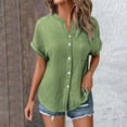 thumbnail image 6 of ZJXFGS Business Casual Tops for Women Blouses for Women Casual Fall Womens Blouses for Work Professional Blouses for Women Trendy Tops for Women 2025 Green S, 6 of 9