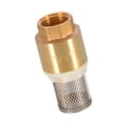 thumbnail image 3 of TISHITA Copper Check Valve Foot Valve Female Connection Heavy Duty Strainer Valve Good Seal Backflow Preventer for Home Garden DN20 with Mesh, 3 of 8