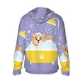thumbnail image 3 of Uemuo Corgi Washing in Bathtub Pattern Women's Full Zip UPF 50+ Sun Protection Hoodie Jacket Long Sleeve Sun Shirt Hiking Outdoor Performance with Pockets-3X-Large, 3 of 9