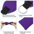 thumbnail image 3 of Uxcell 5.3 x 1.8 x 0.8 Inches Floating Neoprene Boat Keychain Waterproof for Water Sports Purple, 3 of 6