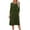 Army Green, variant on Women's Patchwork Maternity Nursing Dress 3/4 Sleeve Dress for Breastfeeding