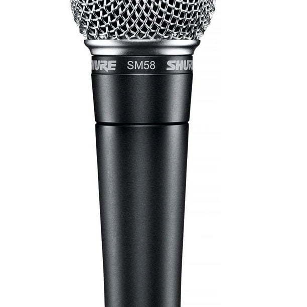 Shure SM58-LC Rugged Professional Studio Vocal Microphone, Without cable(2  Pack) 