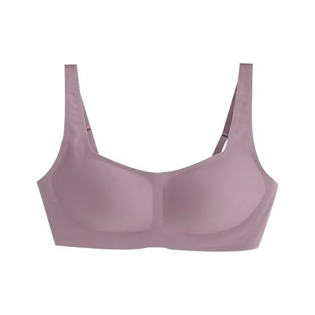 Qarigey Sujetador sin costuras Sujetador Ropa interior Empuje Lencería Dama Sexy Íntimos Acolchado Libre Comodidad Inalámbrico Deporte Ropa interior Púrpura Qarigey AP016889-03