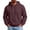 Wine, variant on LYSMORA Men's Solid Plain Pullover Hoodie, Long Sleeve Loose Fit Casual Athletic Sweatshirt With Front Kangaroo Pocket