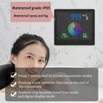thumbnail image 4 of Xingzhi Digital Weather Station Indoor Outdoor Window Hydrometer Humidity Meter Color Display Double Clock for Kitchen White, 4 of 6