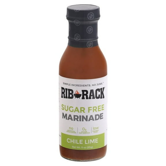 Rib Rack Sugar Free Chile Lime Marinade, 11 Oz