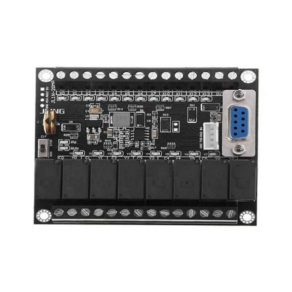 PLC Industrial Control Board FX1N-20MR 12 Input 8 Output Programmable Controller