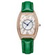 thumbnail image 1 of Reloj de pulsera elegante resistente al agua de aleación con diamantes de imitación para mujer, regalo de cumpleaños para la vida diaria, verde, 1 of 10
