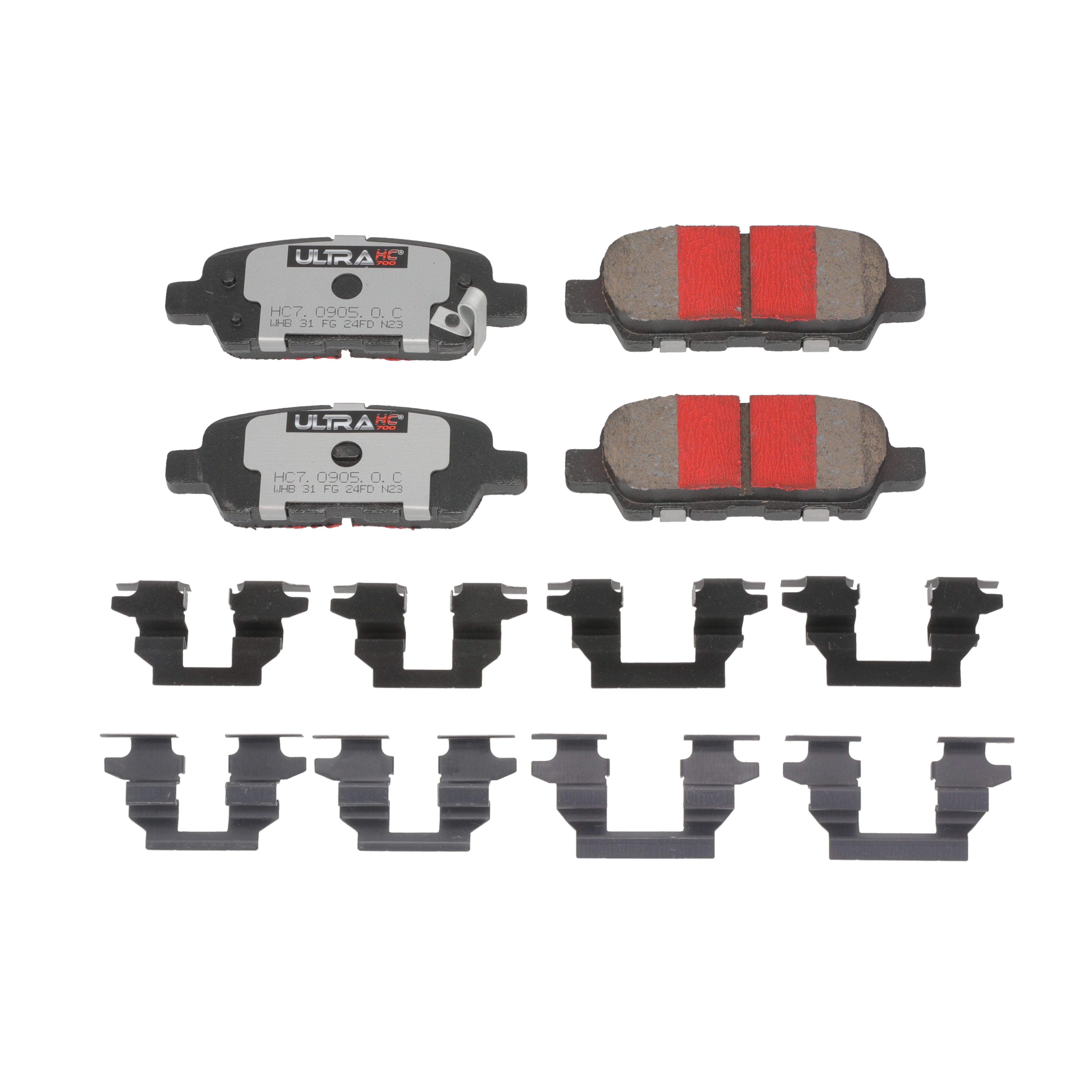 UltraHC 700 Brake Pad Set, Rear HC7.0905.0.C, Nissan Altima 2023-2002