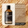 thumbnail image 6 of MAYJAM Pure Essential Oil, Sandalwood, 100ML, Therapeutic Grade, for use with Oil Diffusers, Potpourri, and Wicking Fragrance Diffusers, 6 of 7