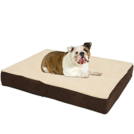KOPEKS Large Rectangular Orthopedic Memory Foam Dog Bed ...