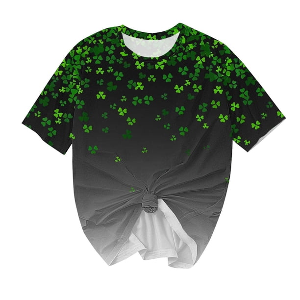 Camisetas Casuales de Manga Corta con Cuello de Tripulación Impresa de San Valentín Tee Gráfica Ligera Top 95% Poliéster 5% Elastano para el Uso Diario, Camiseta de Moda Cómoda