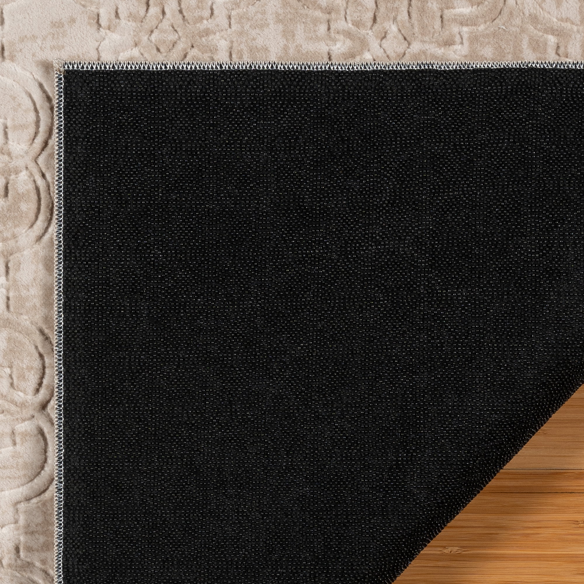 Shadow Thandi Transitional Geometric Beige Area Rug, 2x6
