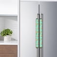 thumbnail image 3 of NETILGEN Groundhog 2 Pieces Refrigerator Door Handle Cover Non-Slip Fridge Door Protective for Oven Dishwasher Kitchen Appliance Covers,Keep Your Kitchen Clean from Smudges, 3 of 6