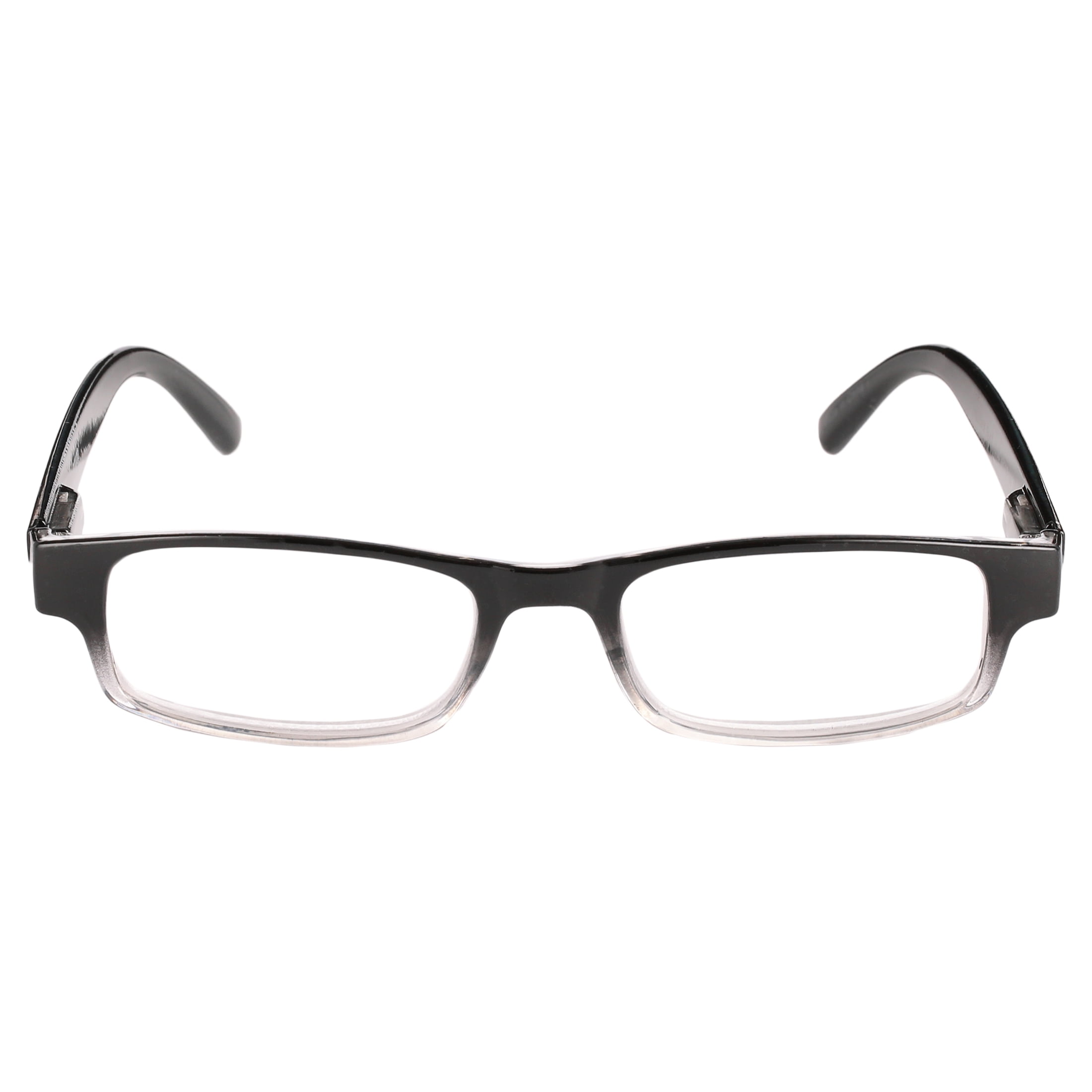 (2 pack) Equate Phoenix Value 2-Pack Unisex Rectangular Reading Glasses with Case, +2.00
