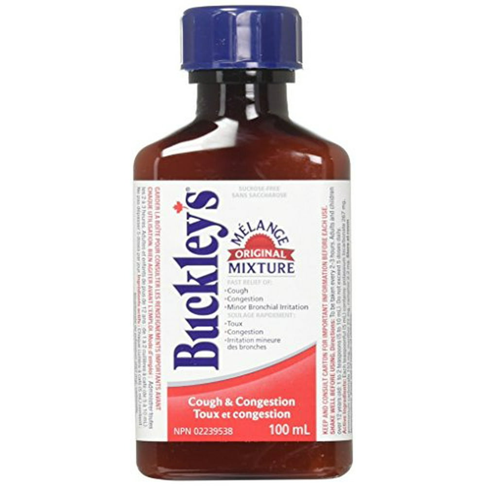BUCKLEY'S Original COUGH CONGESTION Syrup 100 ml Size