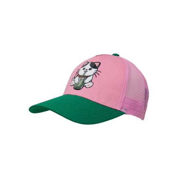 Wonder Nation Girls Baseball Hat, Shakey Sequin Cat