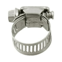 Unique Bargains 10 Pcs Stainless Steel 13mm to 19mm Hose Pipe Clamps Clips Fastener