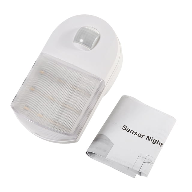 Sensor infrarrojo de movimiento interior dormitorio pasillo porche LED lámpara de luz nocturna luz cálida UE