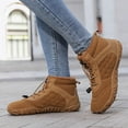 thumbnail image 2 of Dakaela Womens Mens Barefoot Boots Shoes Minimalist Winter Snow Ankle Booties Zero Drop Slip on Sneakers, 2 of 7
