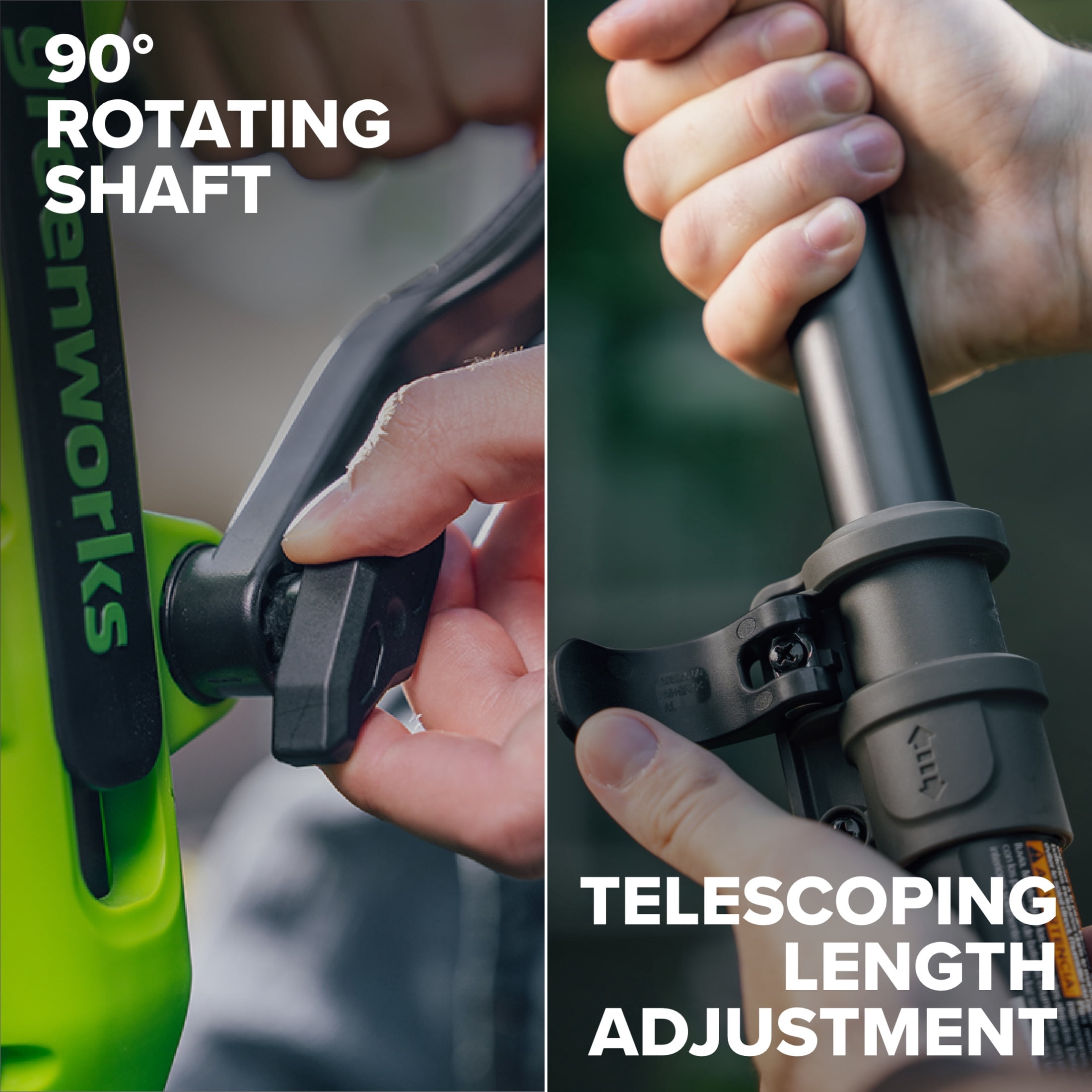Greenworks PowerAll 24V Brushless 12" String Trimmer, with 3.0 Ah USB-C Battery, 30W USB-C Charger and Cable, ST1222A1