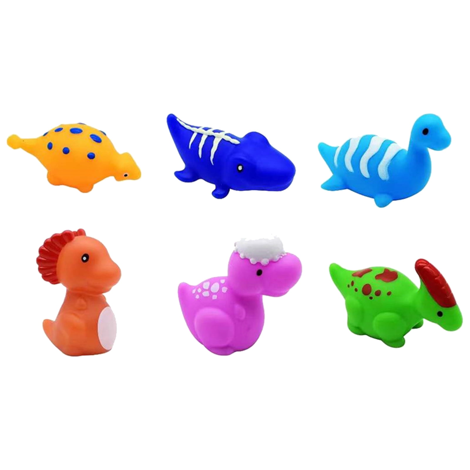 Doolland Bath Toys for Toddlers 13，Dinosaur Bath Toys 6 Packs LightUp