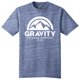 thumbnail image 1 of Camiseta de Gravity Outdoor Co. Tri-Blend Crewneck - Logo blanco - Navy Heather - 2XL Gravity Outdoor Co. Camiseta de manga corta, 1 of 1