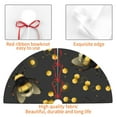 thumbnail image 6 of Kll 36" Christmas Tree Skirt Bumblebee Xmas Tree Skirts Mat For New Year Xmas Holiday Party Indoor Outdoor Home Decoration, 6 of 9