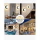 thumbnail image 3 of Lámpara De Pared Moderna Exterior Impermeable color cafe, 3 of 4
