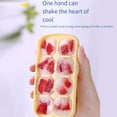 thumbnail image 3 of Inteprter Molde de bandeja de cubitos de hielo apilable 30ml molde de congelador de verano con tapa de plástico reutilizable a prueba de fugas Type2 NO2, 3 of 6