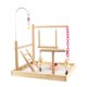thumbnail image 5 of Parque de juegos para loros, soporte de madera para perchas, juguete para hacer ejercicio, soporte de juego para periquitos, cacatúas, periquitos,, 5 of 9