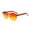 Orange, variant on YVNAURA Fashion Retro Frameless Sunglasses for Men Women Under $5 Outdoor Rimless Eyewear with UV400 Lightweight Square Lens Shades for Driving Beach Travel Daily Wear