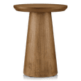 thumbnail image 1 of Bouclair Mango Wood Hourglass Side Table, 1 of 10