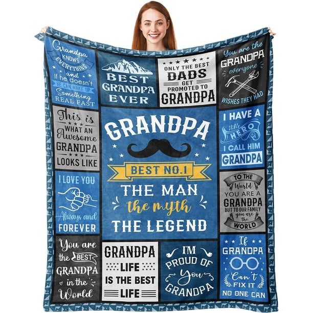 LHSHID Pubrave Pawpaw Gifts Fathers Day/Birthday Gifts for Pawpaw Paw Paw Gifts for Grandpa/Grandfather Pawpaw Gifts from Grandchildren/Grandkids Pawpaw Fathers Day/Birthday Gift Blanket 50"x60"