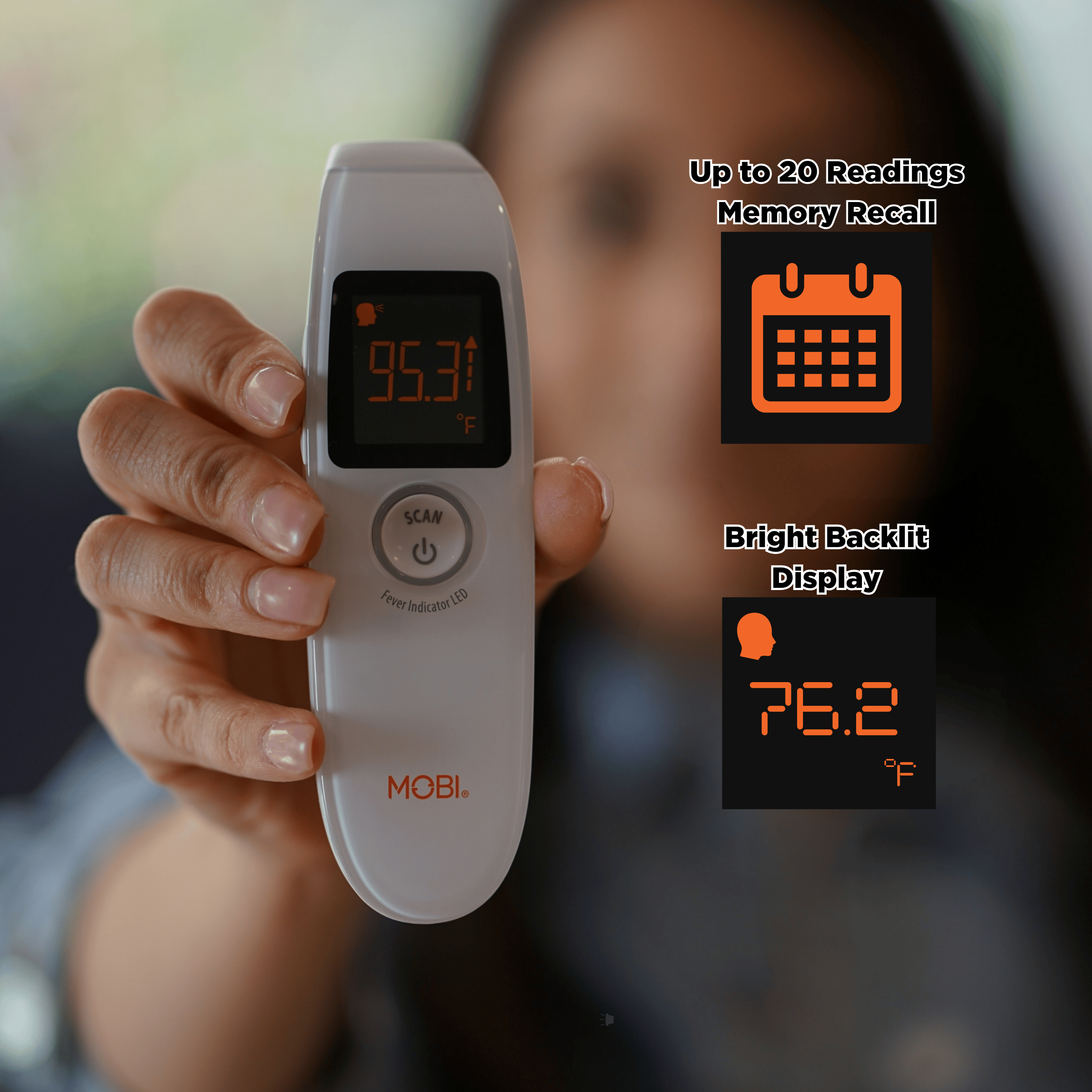 MOBI Air Non-Contact Forehead Thermometer photo 5