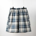 thumbnail image 5 of cllios Mens Swim Trunks No Liner Plaid Printed Beach Swimming Trunks 5 Inch Quick Dry Swimming Trunks Big and Tall Swim Shorts with Pockets, 5 of 5