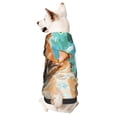thumbnail image 1 of Fotbe Funny Swimming Chihuahua Sudadera con Estampado para Perros Pequeños – Suéter con Capucha para Mascotas, Tela Suave de Forro Polar con Bolsillo-Medium, 1 of 7