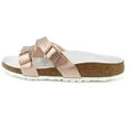 thumbnail image 2 of Women's Birkenstock Yao Hex Slide Copper Birko-Flor 37 N, 2 of 4