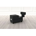 thumbnail image 7 of AleraII Pedicure Cart with Footrest Nail Salon Furniture & Equipment, All Black, 7 of 7