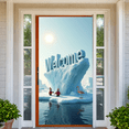 thumbnail image 5 of Iceberg Themed Welcome Banner Backdrop Background Party Decorations for Winter Parties Ice Events Photography Props Arctic Themed Gatherings, 5 of 8