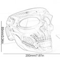 thumbnail image 2 of Face Mask Outdoor Riding Windproof Helmet Skull Mask Reinforced Lens Motorcycle Goggles Sports Riding Mask, 2 of 4