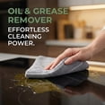 thumbnail image 5 of Unique Bargains 3pcs Microfiber Absorbent Striped Cleaning Cloths Grey 12" x 12", 5 of 8