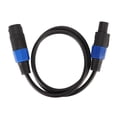 thumbnail image 2 of Cable De Altavoz Profesional, Cable De Latón De 3,3 Pies Con Bloqueo De Rápido, Cable Amplificador De Etapa Para Conexión, 2 of 7