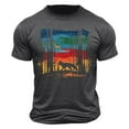 thumbnail image 3 of Jinhomg Mens Fashion T Shirt Novelty Funny Animal Graphic Summer Tees Lightweight Comfy Short Sleeve Crew Neck Everyday Tops Fall Saving Gray XXL, 3 of 6