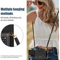 thumbnail image 3 of for Samsung Galaxy Note 20 Ultra 6.9" Crossbody Wallet Case for Women, Bling Glitter PU Leather Phone Case with RFID Blocking Card Holder Cover for Samsung Galaxy Note 20 Ultra SZ Black, 3 of 18