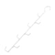 thumbnail image 1 of Estante De Almacenamiento De Ropa Gancho De Toalla De Hierro Tela Blanca Colgador De Almacenamiento De Ropa Que Ahorra Espacio Soporte De Ropa Duradero Para Ropa Toalla De Armario Speravity HA013087-00, 1 of 7