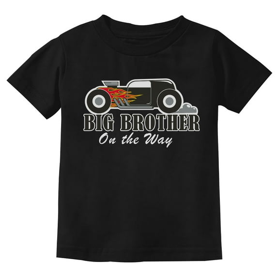 Big Brother Shirt for Boy Big Brother Announcement Toddler Toddler Kids T-Shirt 5T Black